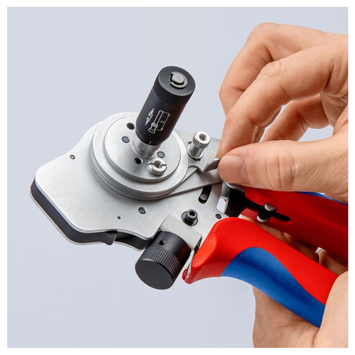 Thiết bị hỗ trợ định vị, cố định tiếp điểm bấm cose KNIPEX 97 59 65 2 dùng cho kìm 97 52 65 / 97 52 65 A / 97 52 65 DG / 97 52 65 DG A