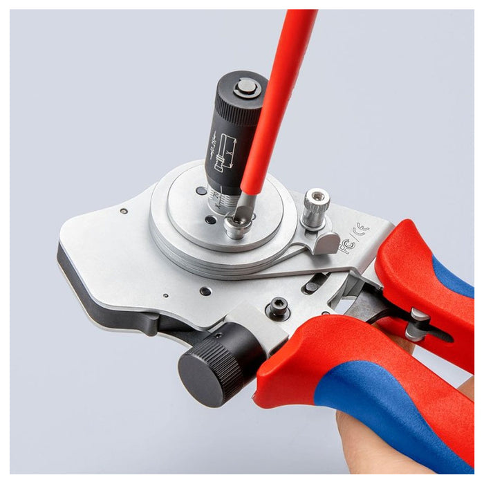 Thiết bị hỗ trợ định vị, cố định tiếp điểm bấm cose KNIPEX 97 59 65 2 dùng cho kìm 97 52 65 / 97 52 65 A / 97 52 65 DG / 97 52 65 DG A