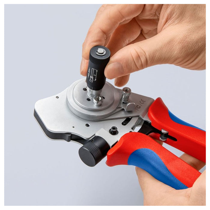 Thiết bị hỗ trợ định vị, cố định tiếp điểm bấm cose KNIPEX 97 59 65 2 dùng cho kìm 97 52 65 / 97 52 65 A / 97 52 65 DG / 97 52 65 DG A