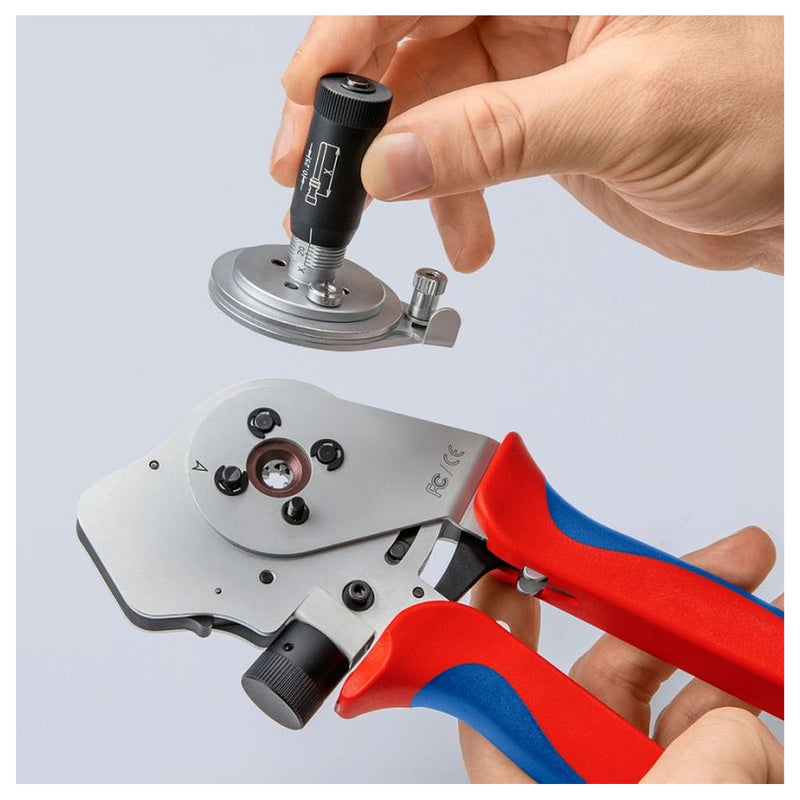 Thiết bị hỗ trợ định vị, cố định tiếp điểm bấm cose KNIPEX 97 59 65 2 dùng cho kìm 97 52 65 / 97 52 65 A / 97 52 65 DG / 97 52 65 DG A