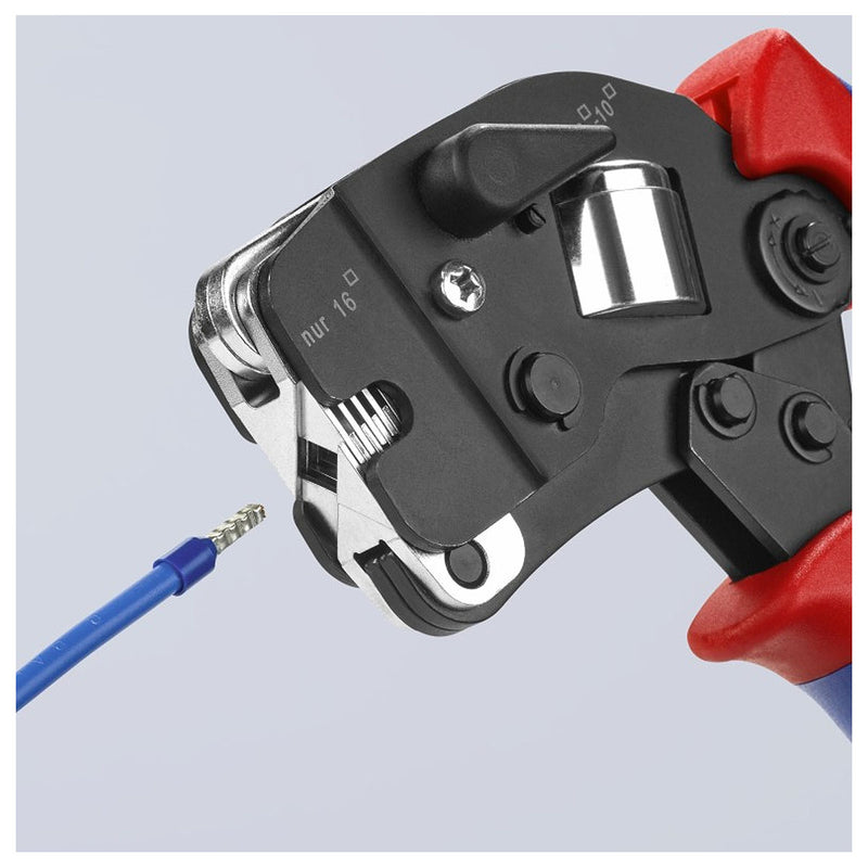 Bộ kìm bấm cose pin rỗng và hộp linh kiện KNIPEX 97 90 17