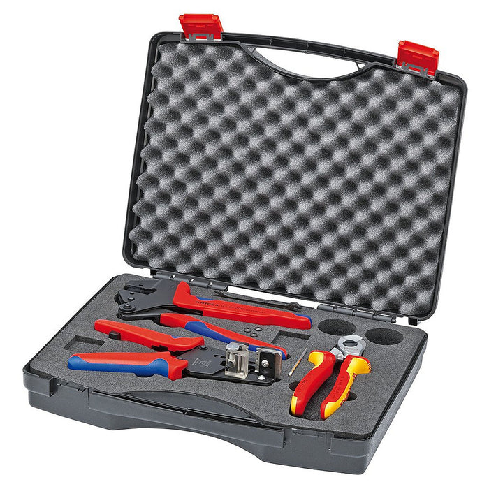 Hộp nhựa đựng dụng cụ KNIPEX 97 91 01 LE chuyên dùng cho bộ kìm thi công điện năng lượng mặt trời