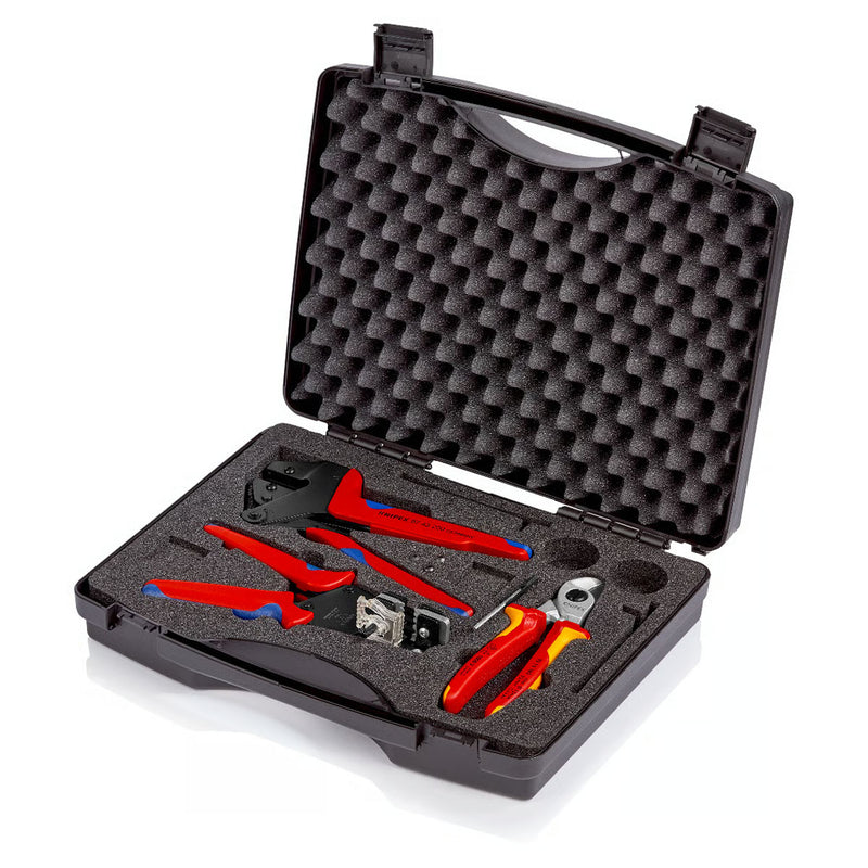 Bộ kìm chuyên dụng cho thi công điện năng lượng mặt trời 3 chi tiết KNIPEX 97 91 01