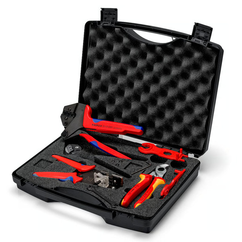 Bộ kìm chuyên dụng cho thi công điện năng lượng mặt trời 6 chi tiết KNIPEX 97 91 04 V02