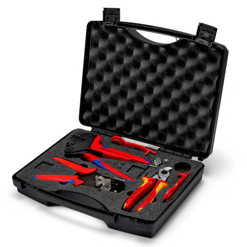 Bộ kìm chuyên dụng cho thi công điện năng lượng mặt trời 6 chi tiết KNIPEX 97 91 04 V02
