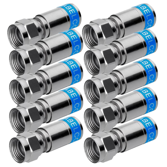 Hộp 10 đầu nối cáp đồng trục F-Compression KNIPEX 97 99 500