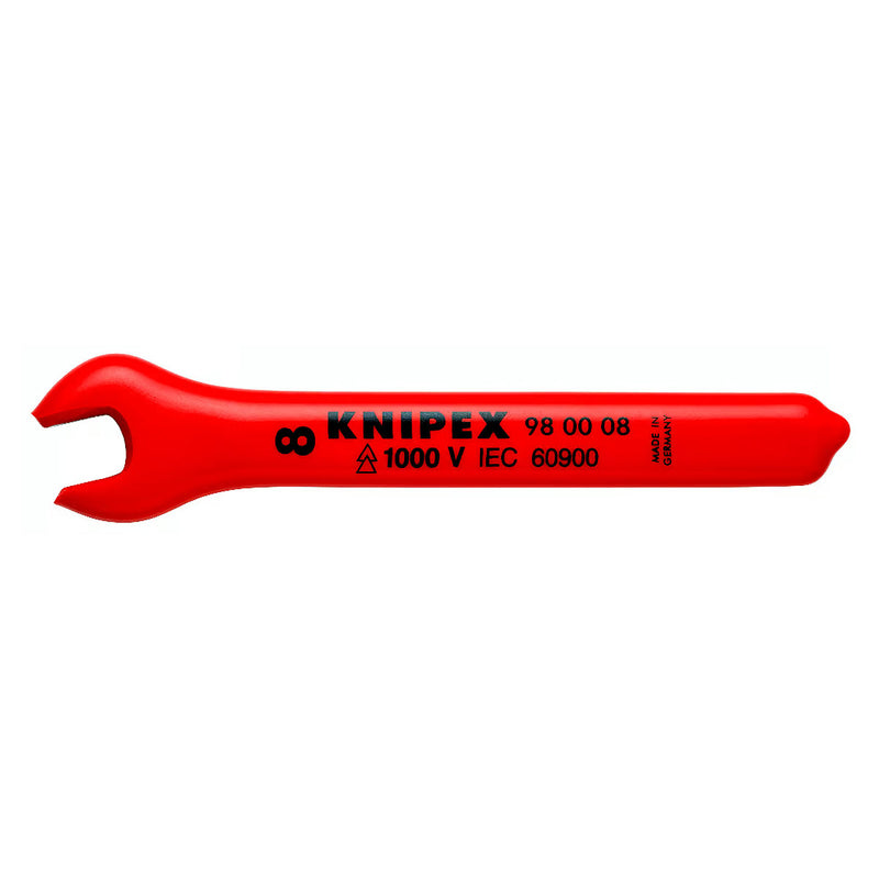Cờ lê miệng cách điện 1000V hệ mét KNIPEX kích thước từ 7mm - 27mm