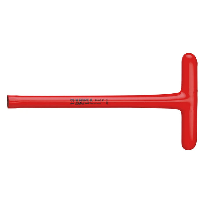 Cây siết con tán kiểu tua vít tay cầm chữ T KNIPEX cách điện 1000V, chiều dài 300mm, kích thước từ 13mm - 19mm