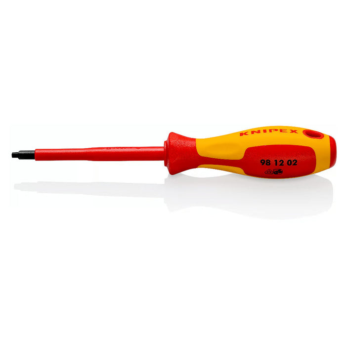 Tua vít đầu vuông KNIPEX cách điện 1000V, kích thước từ R1 - R2