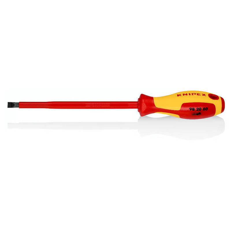 Tua vít dẹp KNIPEX cách điện 1000V, kích thước từ 2.5mm - 10mm
