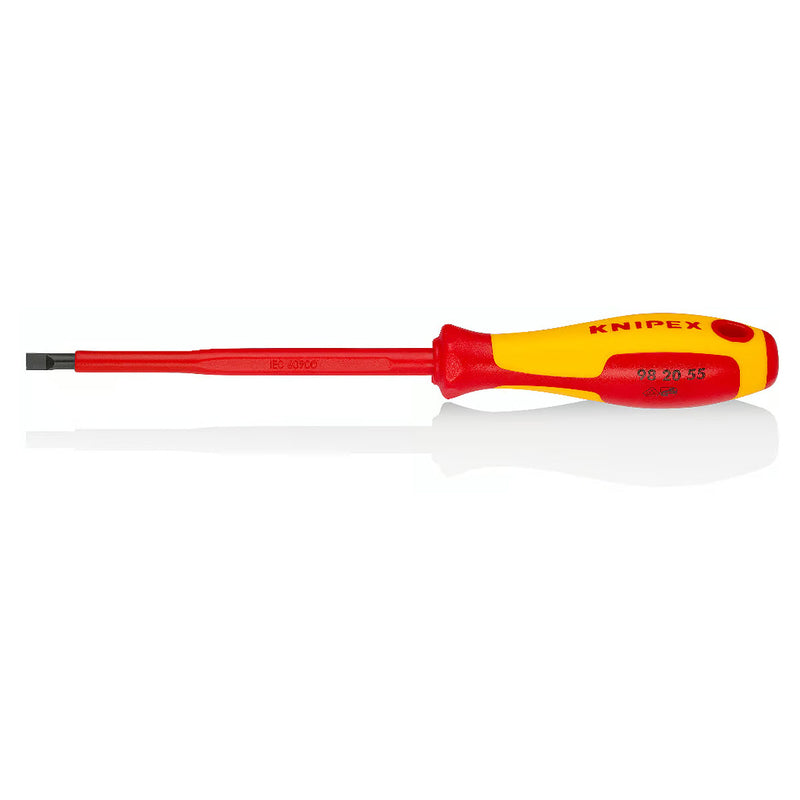 Tua vít dẹp KNIPEX cách điện 1000V, kích thước từ 2.5mm - 10mm