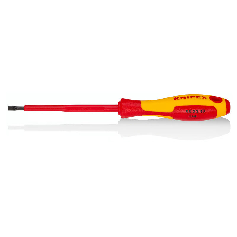 Tua vít dẹp KNIPEX cách điện 1000V, kích thước từ 2.5mm - 10mm