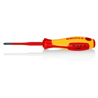Tua vít bake dáng Slim KNIPEX cách điện 1000V, kích thước PH1 - PH2