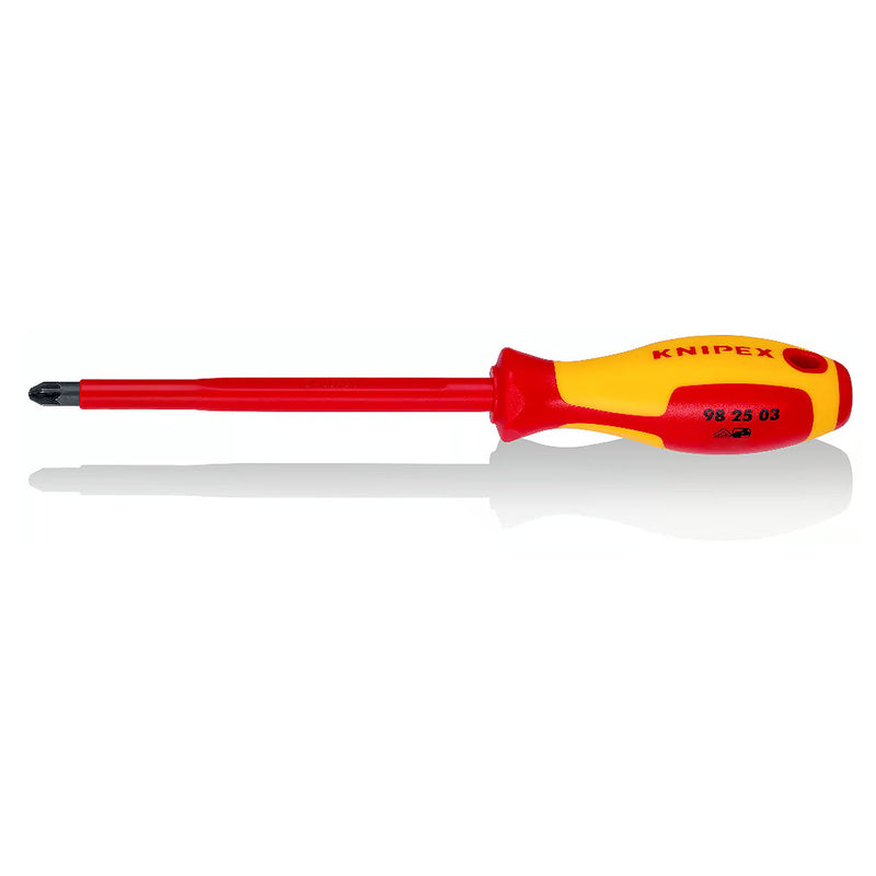 Tua vít Pozi KNIPEX cách điện 1000V, kích thước từ PZ0 - PZ4