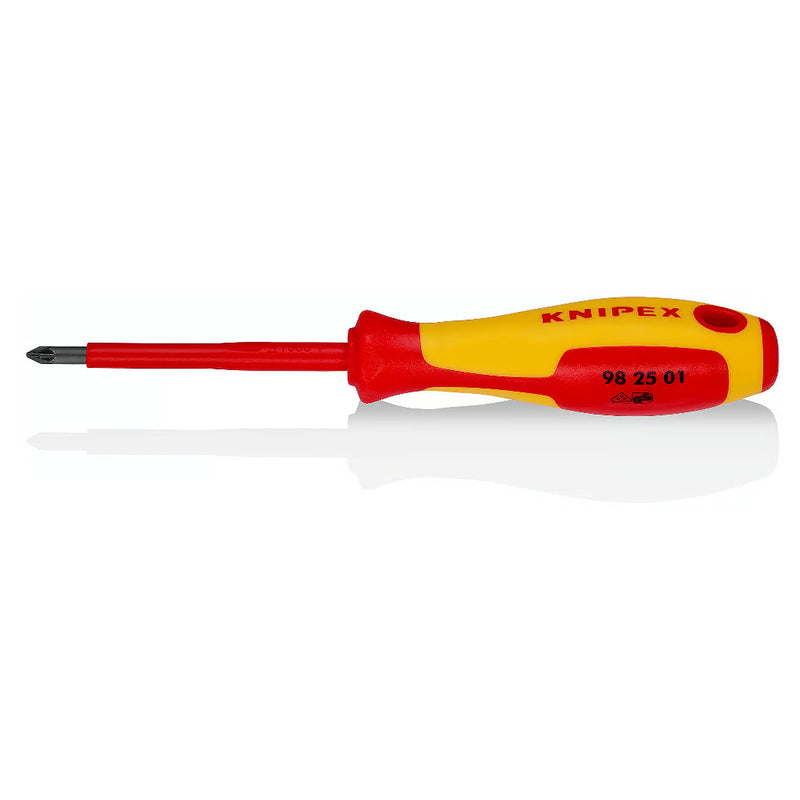 Tua vít Pozi KNIPEX cách điện 1000V, kích thước từ PZ0 - PZ4