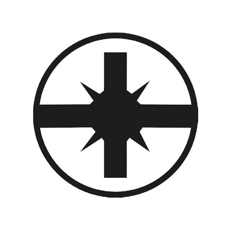 Tua vít Plus/Minus Pozi dáng Slim KNIPEX cách điện 1000V, kích thước từ PZ/S1 - PZ/S2