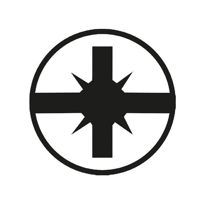 Tua vít Plus/Minus Pozi dáng Slim KNIPEX cách điện 1000V, kích thước từ PZ/S1 - PZ/S2