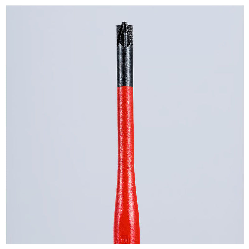 Tua vít Plus/Minus Pozi dáng Slim KNIPEX cách điện 1000V, kích thước từ PZ/S1 - PZ/S2