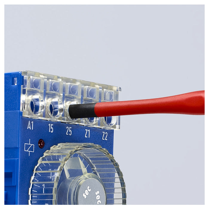 Tua vít Pozi dáng Slim KNIPEX cách điện 1000V, kích thước từ PZ1 - PZ2