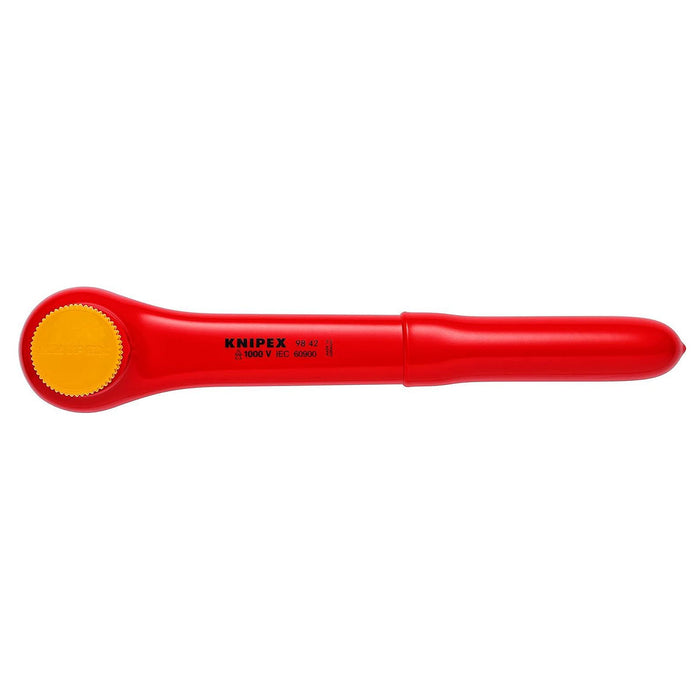 Cần siết tuýp, có đảo chiều KNIPEX 98 42 cách điện 1000V, cốt 1/2 inch, chiều dài 265mm