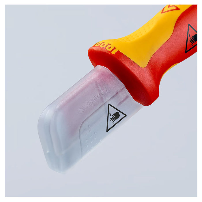 Dao rọc cáp KNIPEX 98 55 cách điện 1000V chiều dài lưỡi 38mm