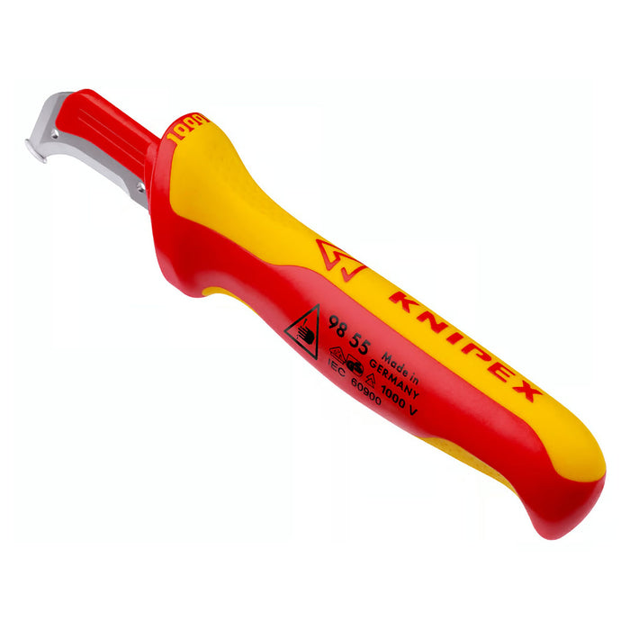 Dao rọc cáp KNIPEX 98 55 cách điện 1000V chiều dài lưỡi 38mm