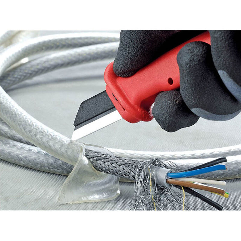 Dao rọc cáp KNIPEX 98 56 cách điện 1000V chiều dài lưỡi 50mm