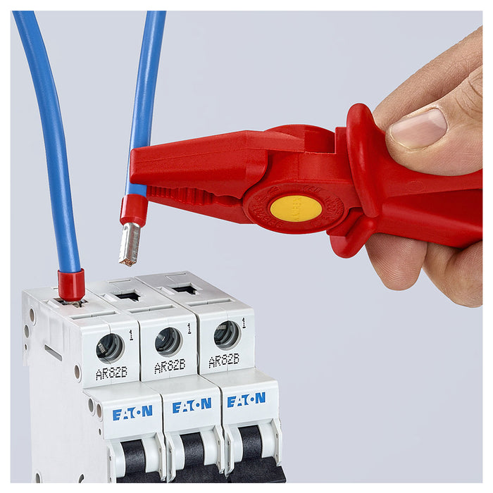 Kìm bằng chất liệu nhựa KNIPEX 98 62 01 cách điện 1000V, chiều dài 180mm