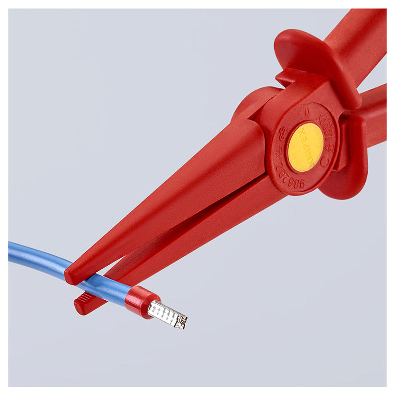 Kìm nhọn chất liệu nhựa KNIPEX 98 62 02 cách điện 1000V, chiều dài 220mm