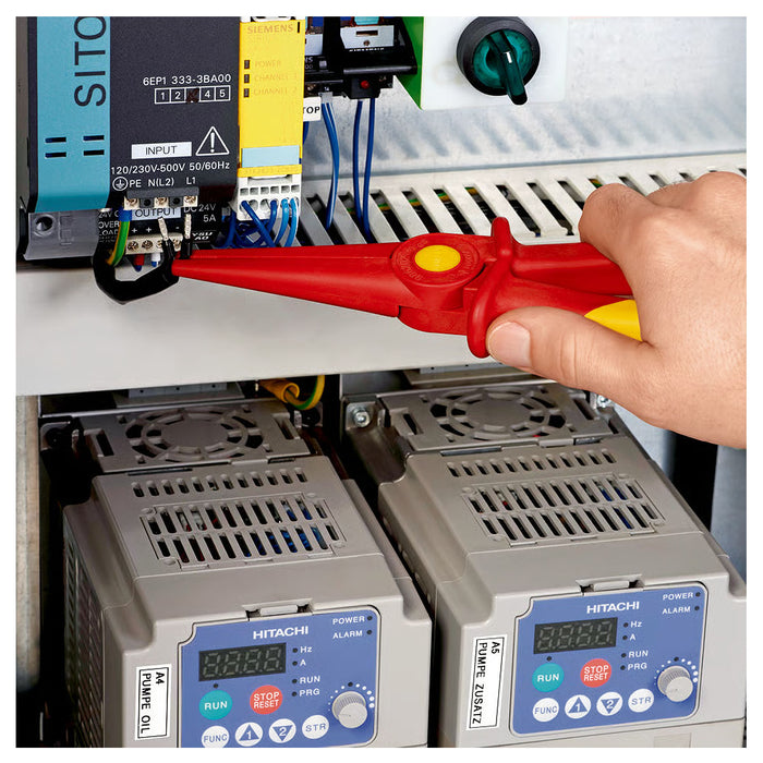 Kìm nhọn chất liệu nhựa KNIPEX 98 62 02 cách điện 1000V, chiều dài 220mm