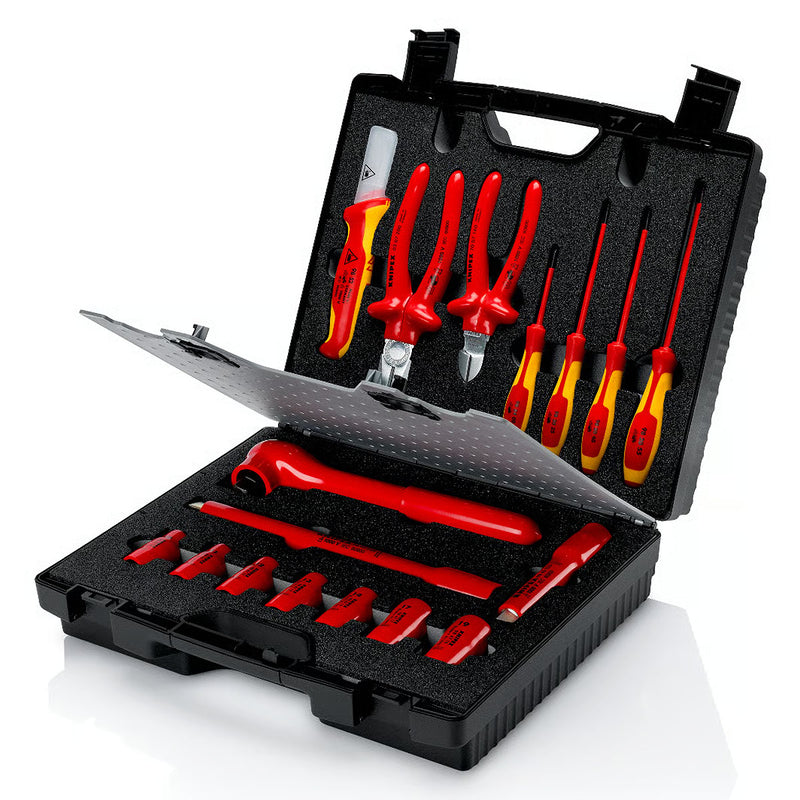 Bộ dụng cụ cách điện 1000V 17 chi tiết KNIPEX 98 99 11