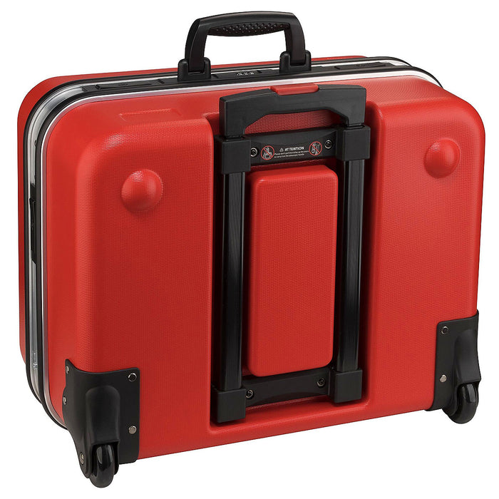 Vali chứa dụng cụ cở lớn, có tay nắm kéo BIG Twin Move RED KNIPEX 98 99 15 LE chất liệu nhựa ABS, khung viền nhôm