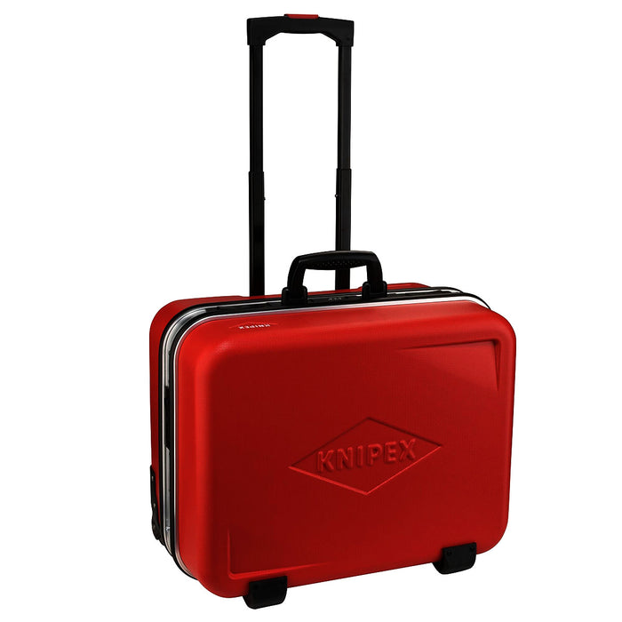 Vali chứa dụng cụ cở lớn, có tay nắm kéo BIG Twin Move RED KNIPEX 98 99 15 LE chất liệu nhựa ABS, khung viền nhôm