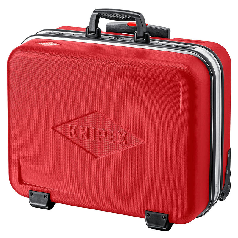 Vali chứa dụng cụ cở lớn, có tay nắm kéo BIG Twin Move RED KNIPEX 98 99 15 LE chất liệu nhựa ABS, khung viền nhôm