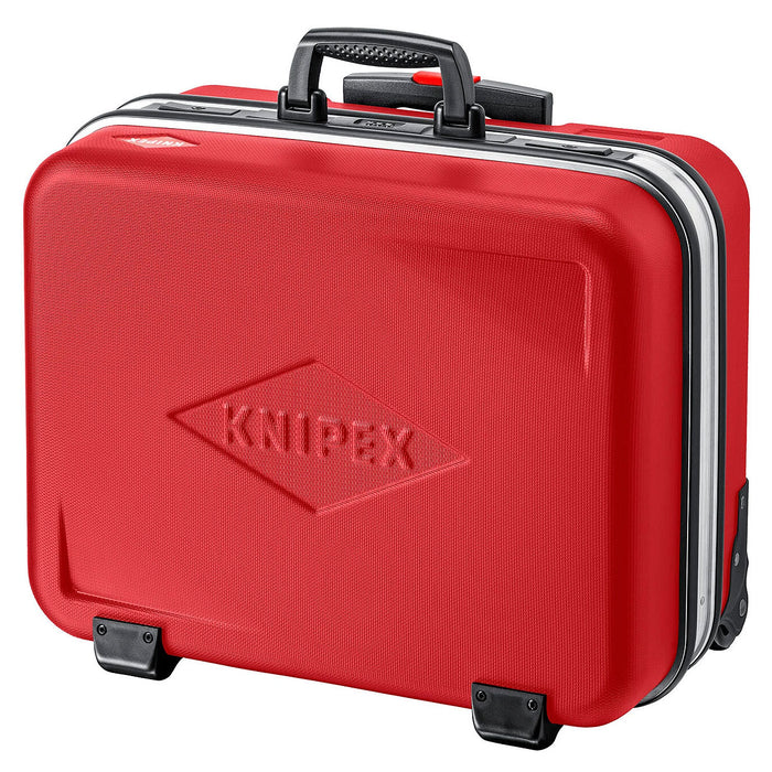 Vali chứa dụng cụ cở lớn, có tay nắm kéo BIG Twin Move RED KNIPEX 98 99 15 LE chất liệu nhựa ABS, khung viền nhôm