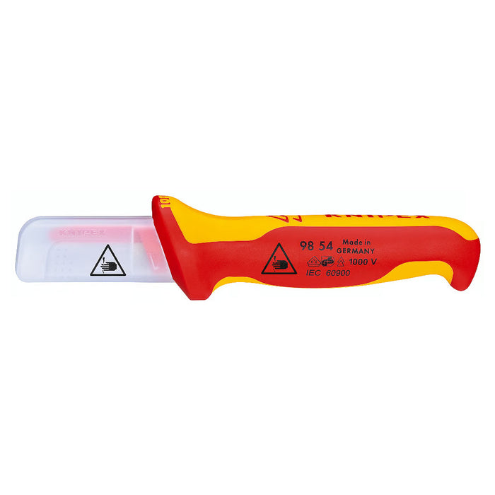 Dao rọc cáp KNIPEX cách điện 1000V chiều dài lưỡi 50mm