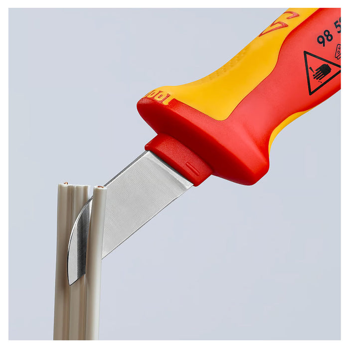 Dao rọc cáp KNIPEX cách điện 1000V chiều dài lưỡi 50mm