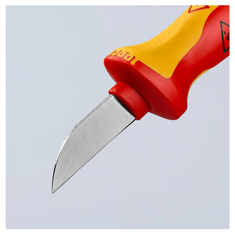 Dao rọc cáp KNIPEX cách điện 1000V chiều dài lưỡi 50mm