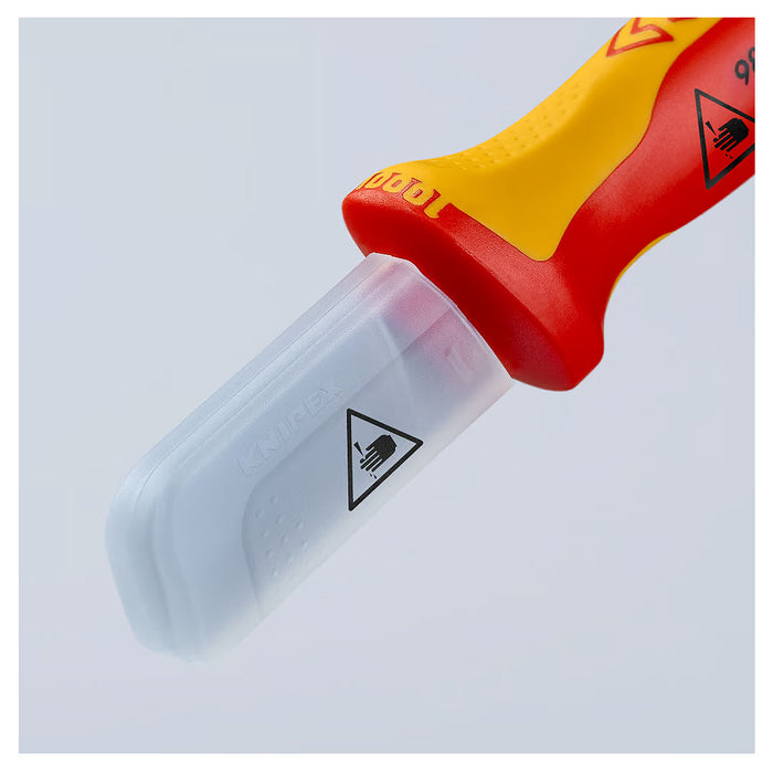 Dao rọc cáp KNIPEX cách điện 1000V chiều dài lưỡi 50mm