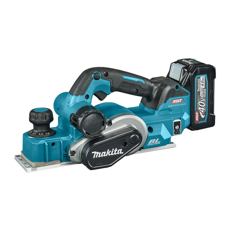Máy bào Makita KP001G dùng Pin 40Vmax XGT bề rộng đường bào 82mm, công nghệ AWS