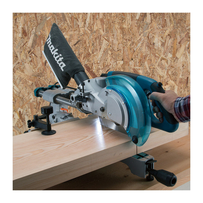 Máy cưa đa góc trượt Makita LS0815FL công suất 1,400W, đường kính lưỡi 216mm