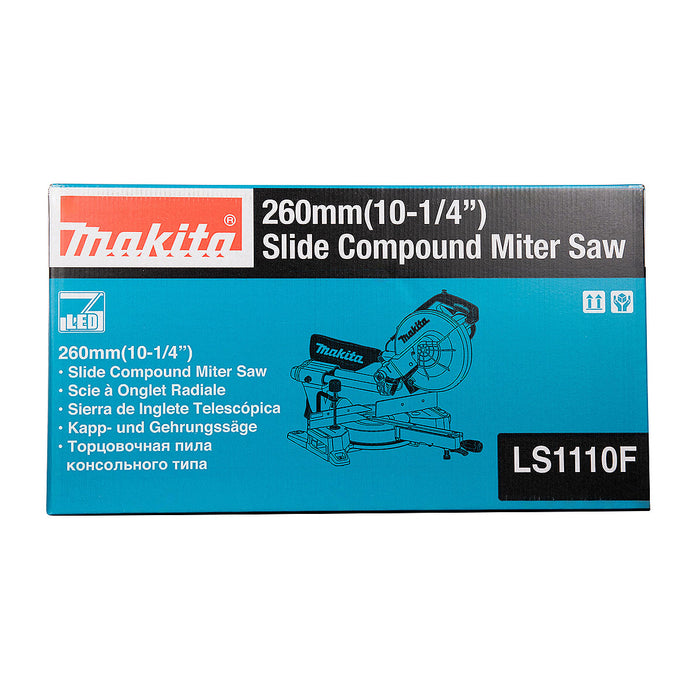 Máy cưa đa góc trượt Makita LS1110F đường kính lưỡi 255 - 260mm, công suất 1450W