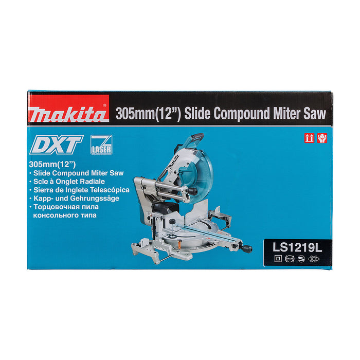 Máy cưa đa góc trượt Makita LS1219L công suất 1,800W, đường kính lưỡi 305mm