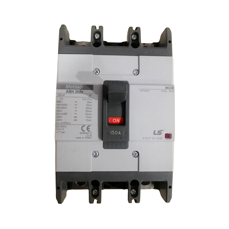 Cầu dao tự động MCCB 2P LS, tải danh định từ 5A ~ 400A, dòng cắt từ 25kA - 85kA