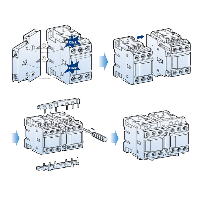 Khoá liên động UR/AR lắp cho khởi động từ LS MC-6a ~ MC-800a
