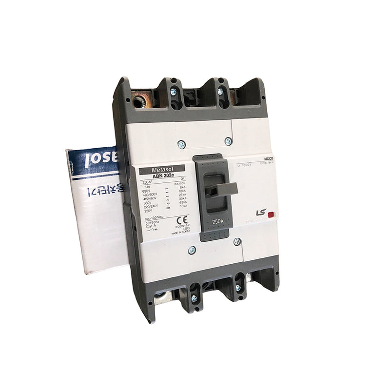 Cầu dao tự động MCCB 2P LS, tải danh định từ 5A ~ 400A, dòng cắt từ 25kA - 85kA