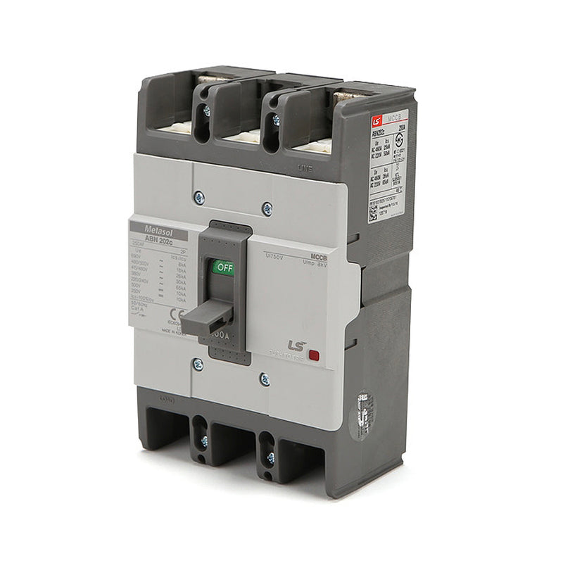 Cầu dao tự động MCCB 2P LS, tải danh định từ 5A ~ 400A, dòng cắt từ 25kA - 85kA