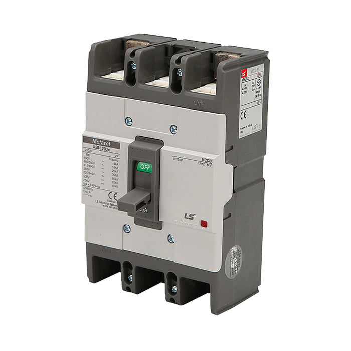 Cầu dao tự động MCCB 2P LS, tải danh định từ 5A ~ 400A, dòng cắt từ 25kA - 85kA