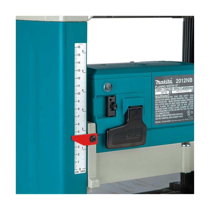 Máy bào cuộn để bàn Makita 2012NB, công suất 1.650W, bề rộng đường bào 304mm