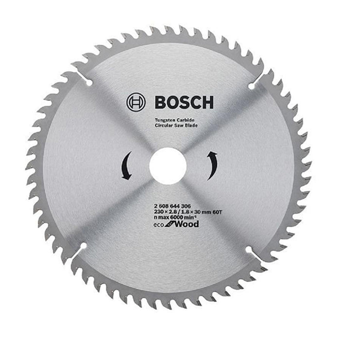 Lưỡi cưa gỗ dân dụng Bosch đường kính 230mm, 40 răng - 60 răng, lỗ cốt 30mm